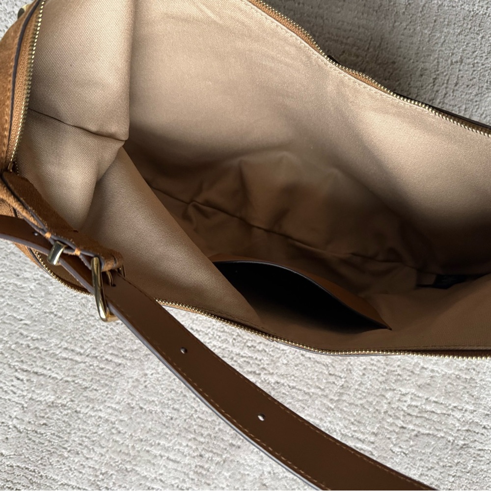 Madewell Brown Studded Shoulder Bag - Picture 4 of 4